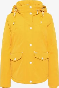 ICEBOUND Winterjassen Winterjas Dames Mosterd