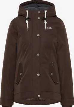 ICEBOUND Outdoor Jassen Functionele Jas Dames Donkerbruin