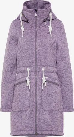 ICEBOUND Outdoor Jassen Fleece Jas Dames Lila