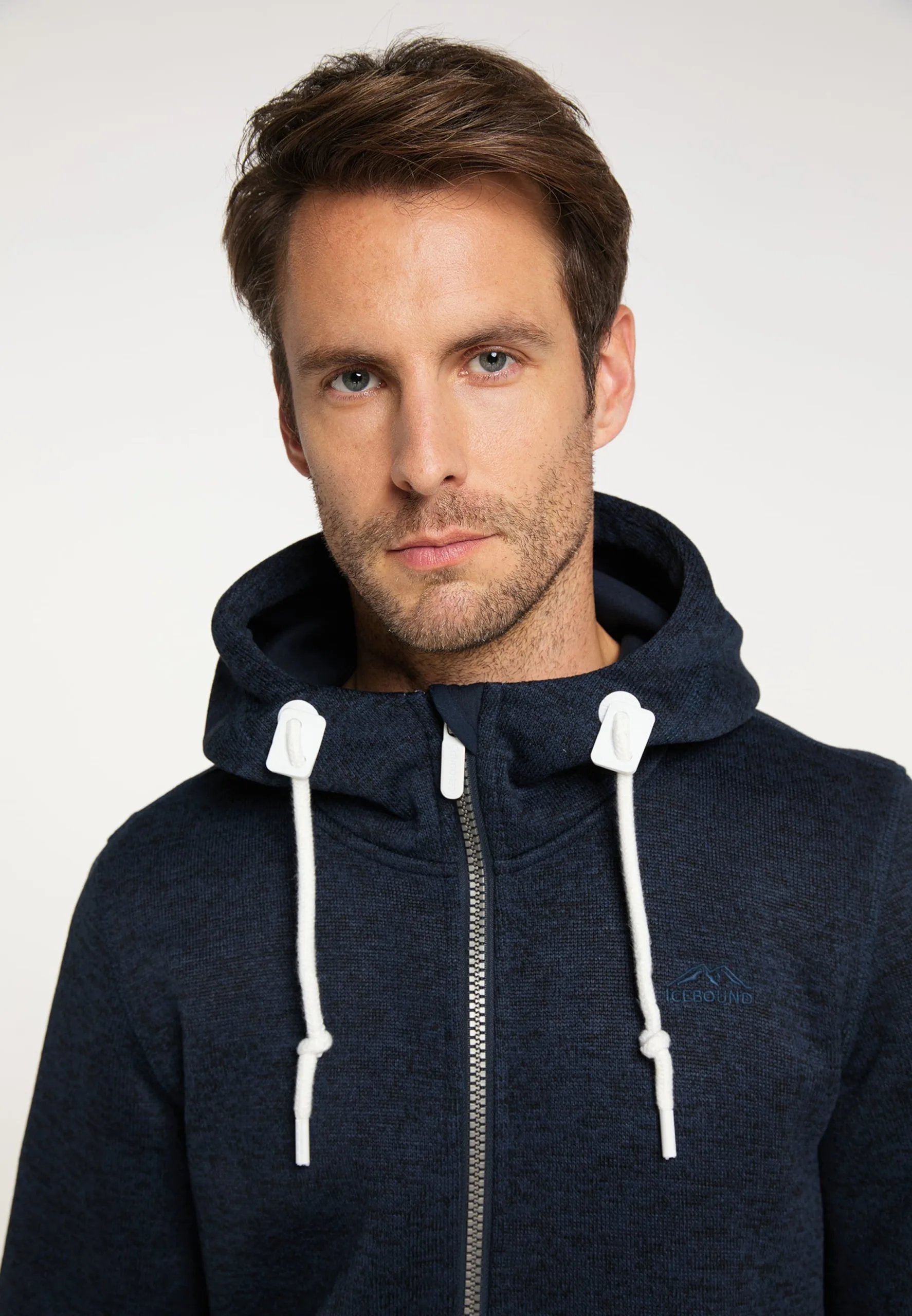 ICEBOUND Fleece Jassen Fleece Jas Heren Marine / Blauw Gemêleerd 7 ICEBOUND Fleece Jassen Fleece Jas Heren Marine / Blauw Gemêleerd - Afbeelding 5