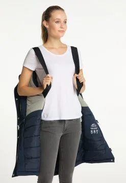 ICEBOUND Wintermantels Wintermantel Dames Marine -Icebound Winkel 44304242a9f22cb433de19d0469cecb5