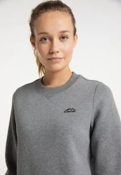 ICEBOUND Sweatshirts Sweatshirt Dames Grijs Gemêleerd -Icebound Winkel 52e139be55f99980f98e6345c6c6ed6e