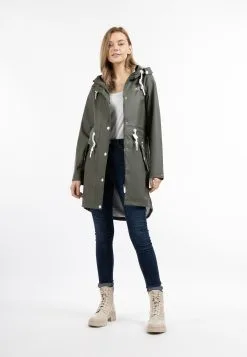 ICEBOUND Regenmantels Functionele Mantel Dames Kaki -Icebound Winkel 66b0bd1a91af1e09b17ecb6e11f57033