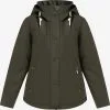 ICEBOUND Outdoor Jassen Functionele Jas Dames Olijfgroen -Icebound Winkel 6705b22a6fa454b160f52b1aabcf79dd