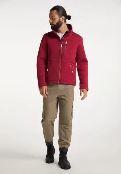 ICEBOUND Fleece Jassen Fleece Jas Heren Rood Gemêleerd -Icebound Winkel 8364ff3c95267186c093b89e06b1c58a
