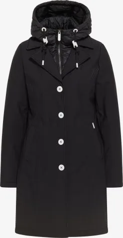 ICEBOUND Wintermantels Wintermantel Dames Zwart