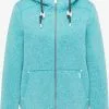 ICEBOUND Outdoor Jassen Fleece Jas Dames Blauw