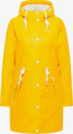 ICEBOUND Regenmantels Functionele Mantel Dames Lichtgeel