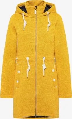 ICEBOUND Outdoor Jassen Fleece Jas Dames Geel Gemêleerd