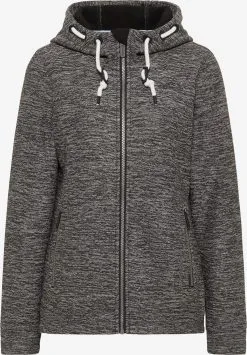 ICEBOUND Outdoor Jassen Fleece Jas Dames Grijs Gemêleerd