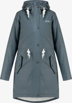 ICEBOUND Regenmantels Functionele Mantel Dames Duifblauw