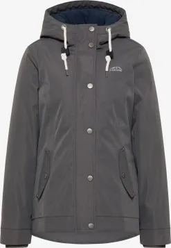 ICEBOUND Outdoor Jassen Functionele Jas Dames Lichtgrijs / Donkergrijs