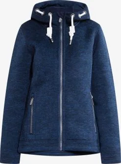 ICEBOUND Outdoor Jassen Fleece Jas Dames Navy / Donkerblauw