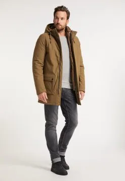 ICEBOUND Parkas Winterparka Heren Donkerbeige -Icebound Winkel feadb84ad599027050f4a199d8290161